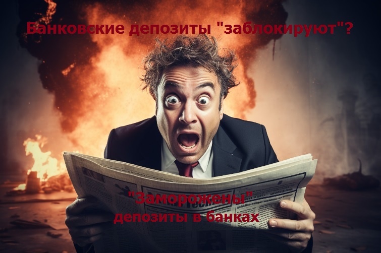 Слухи о  заморозке банковских депозитов  пугают население: Их заблокируют, максимум, на 2 месяца – И вот почему