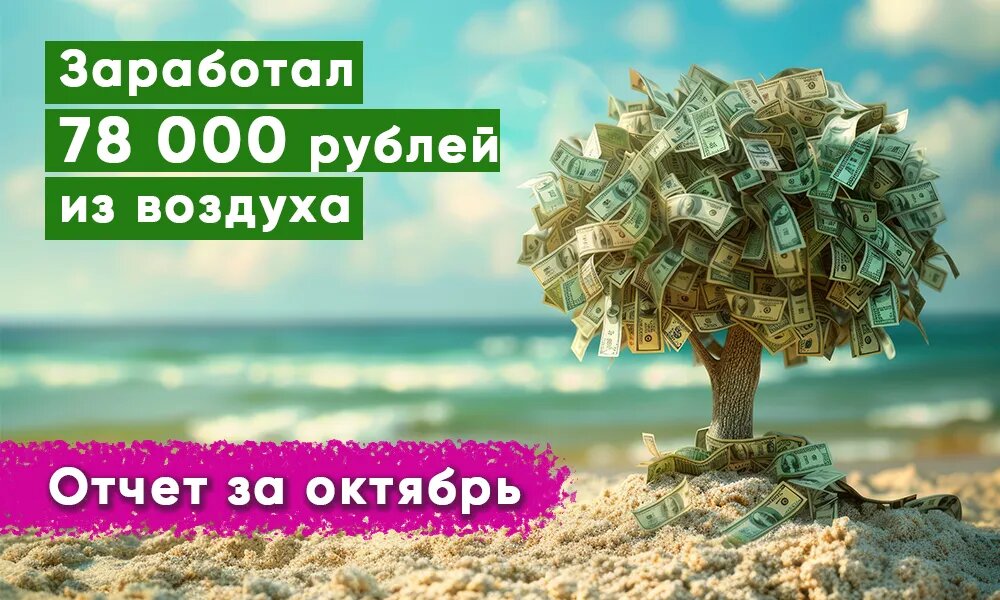 Заработал за октябрь 78 000 рублей на банковских продуктах