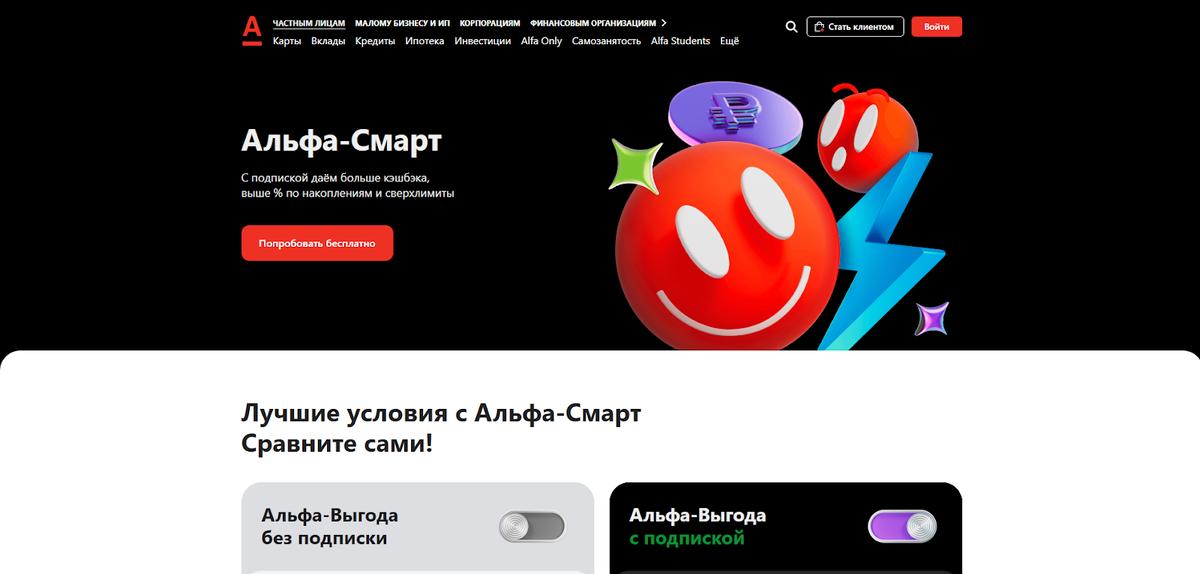 Подписка  Альфа-Смарт : что это такое и как работает ❓