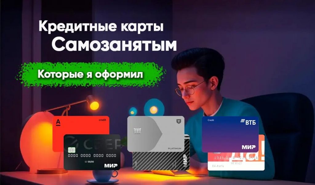 Кредитные карты для самозанятых в 2025 году: Топ-6 банков