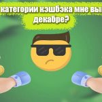 Зарабатываю на дебетовых картах в декабре. Какие кэшбэк категории мне достались в этом месяце?