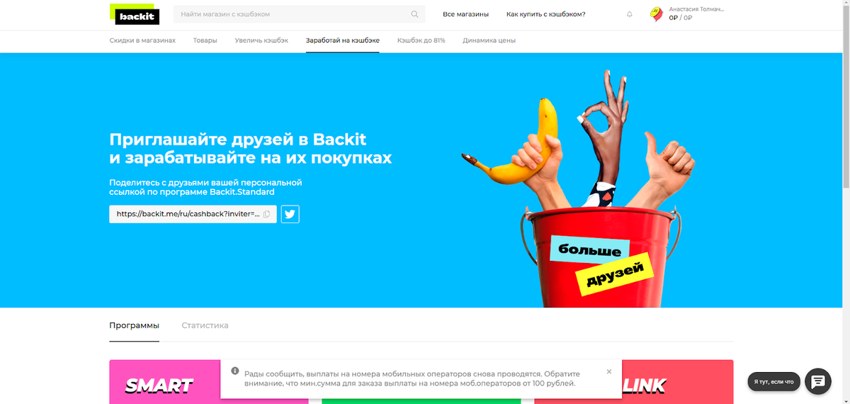 Backit: что за сервис и как на нем зарабатывать