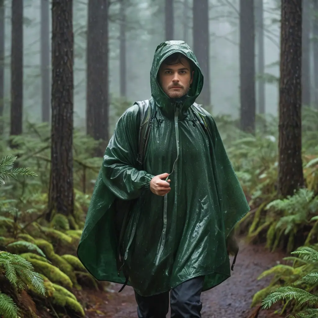 Преимущества дождевиков типа пончо для походов с рюкзаком и лучшей вентиляции