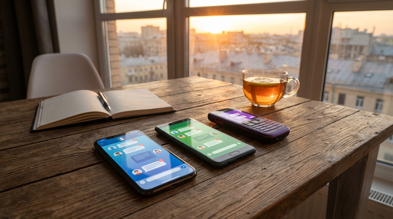 Сравнение мессенджеров в России