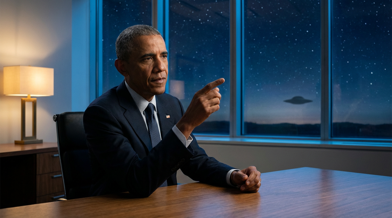 Барак Обама в интервью о НЛО и инопланетянах
