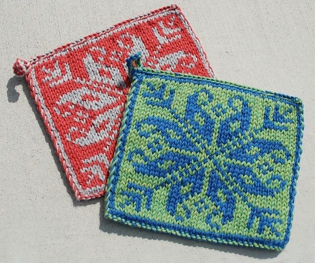 Прихватки для кухни спицами: уют и креатив для вашего дома, схемы.