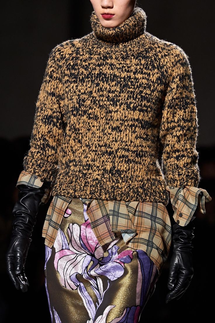 Вязание от Dries Van Noten, модели для вдохновения.