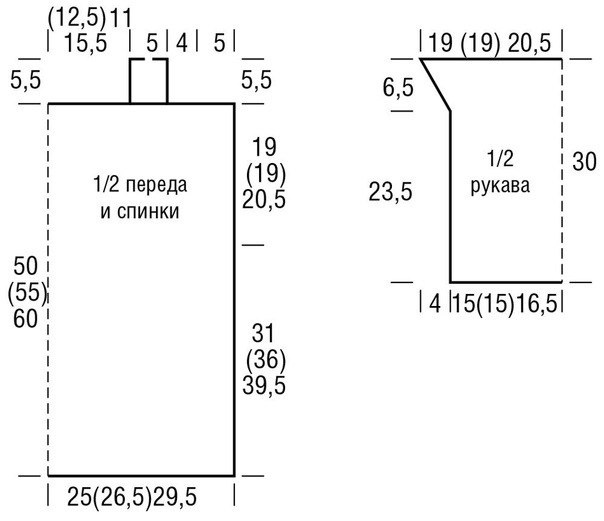 Несложные джемпера, изюминка которых в простоте. Идеи, узоры и описания прилагаются