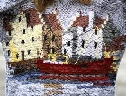 Начинаем новый вязальный год с джемпера. Оригинальные схемы и выкройки прилагаются