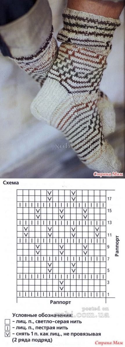 Вязание носков: уютное творчество, схемы