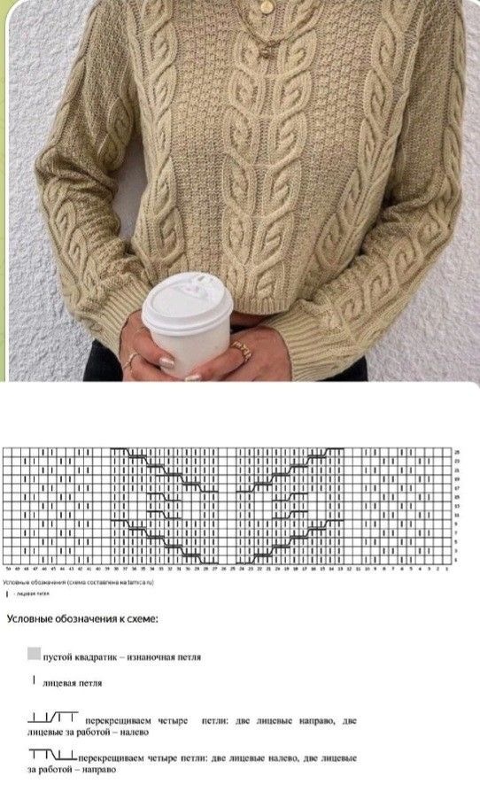 Вязание уютных джемперов, схемы