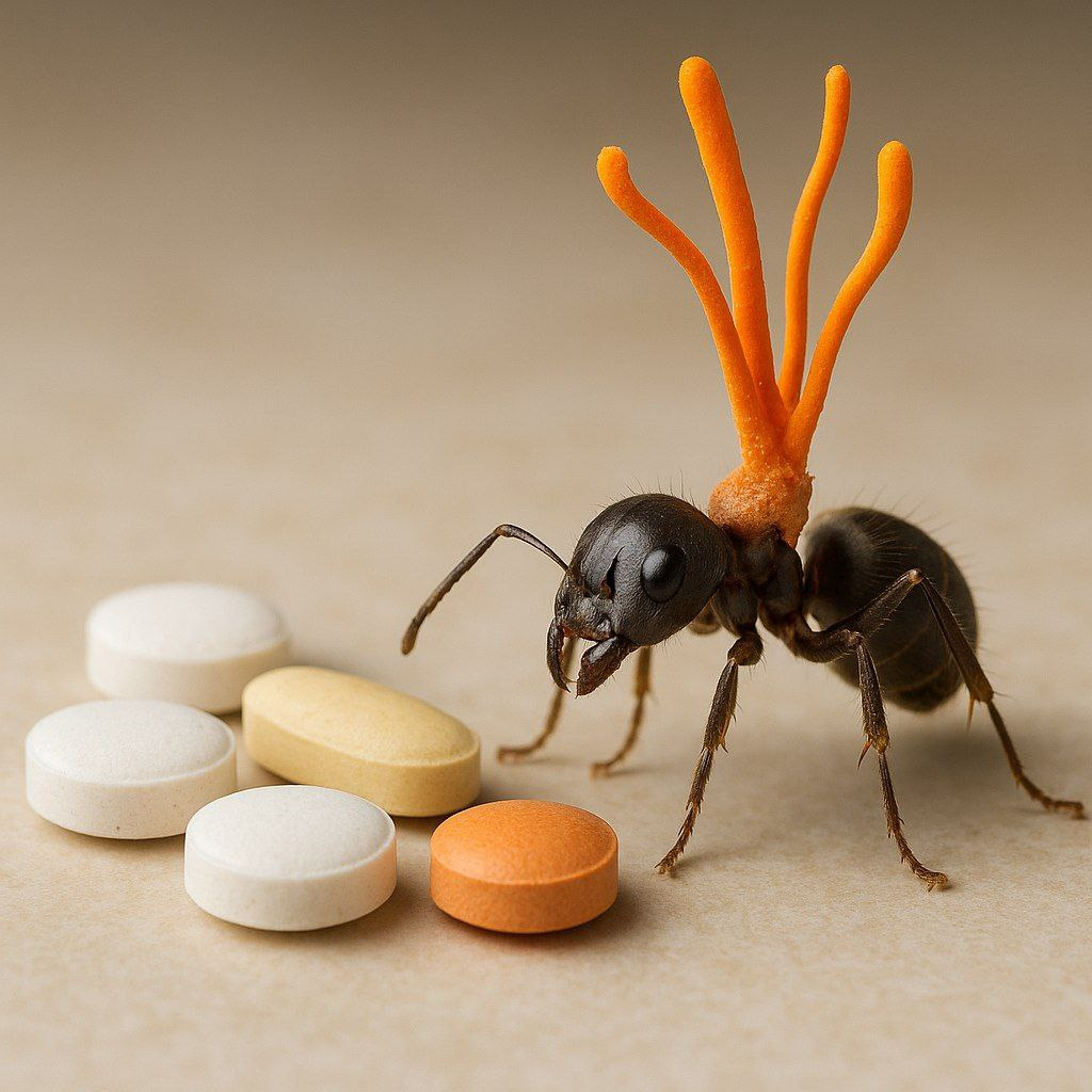 Кордицепс милитарис (Cordyceps militaris) &mdash; удивительный гриб и его секреты