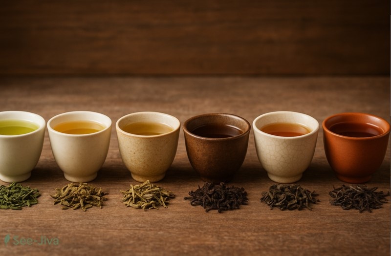 Все шесть видов китайского чая: от зелёного до пуэра — просто и понятно